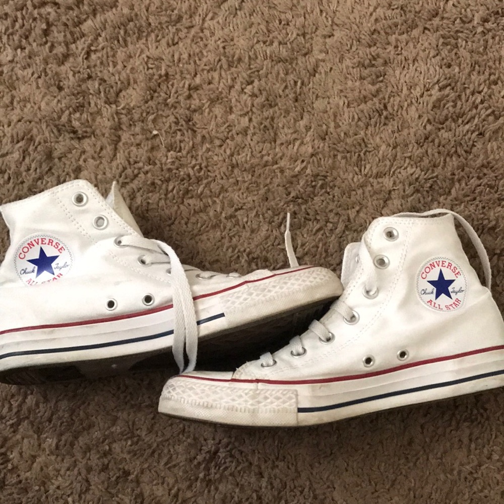 White High Top Converse